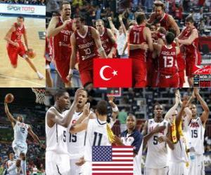 пазл Турция против Соединенных Штатов, финал, 2010 Чемпионат мира по баскетболу в Турции